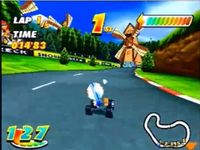 une photo d'Ã©cran de Speed Freaks sur Sony Playstation